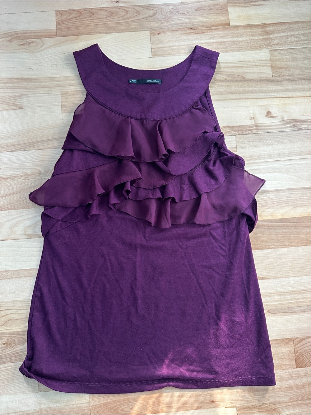 Maurice’s medium purple sleeveless top